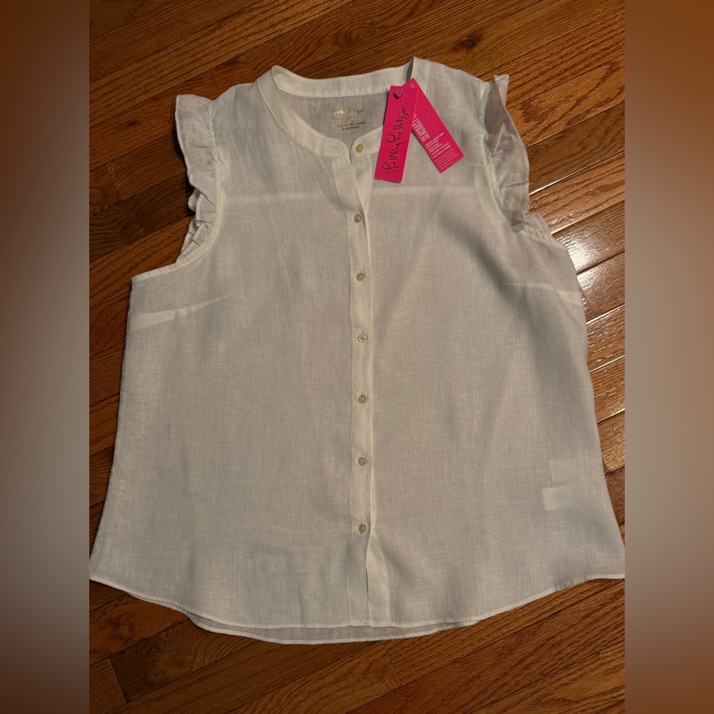 🆕 Lilly Pulitzer Briette Button Down Top
